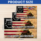 United States of America We The People Patriotic Grommet Flag for 250 Years