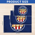 Patriotic 250 Years of America 1776 2026 Semiquincentennial Grommet Flag