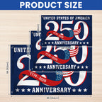 250 Years Patriotic Grommet Flag for the United States 1776 2026
