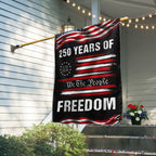 We The People 1776 2026 Distressed 250 Years of Freedom US Flag