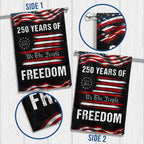 We The People 1776 2026 Distressed 250 Years of Freedom US Flag