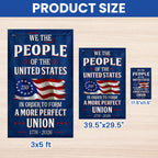 We The People of The United States 250 Years American 1776 2026 Flag