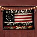 We The People 1776 2026 American Grommet Flag, 250 Years of American Heritage Patriotic