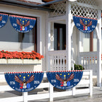 250 Years of Freedom Fan Flag Eagle for American Semiquincentennial