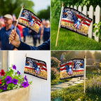 250 Years of Freedom Handheld Patriotic Flag God Bless America