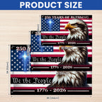 250 Years of Blessing America We The People Eagle Cross Grommet Flag