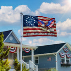 250 Years of Freedom Flag, We The People Patriotic 1776 2026 Grommet Flag