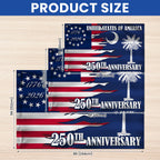 SC 250Th Anniversary Flag, 1776 2026 America South Carolina State Grommet Flag