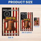Betsy Ross 250th Anniversary Philadelphia Let Freedom Ring Flag