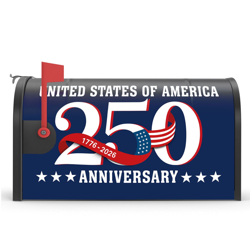 250th Anniversary United States of America Flag Patriot Mailbox Cover