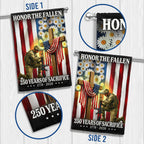 Honoring 250 Years of Sacrifice 1776 2026 Veterans Memorial Day Flag