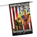 Honoring 250 Years of Sacrifice 1776 2026 Veterans Memorial Day Flag