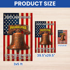 250th Anniversary Philadelphia 1776 2026 Let Freedom Ring American Flag