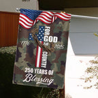 For God Country 250 Years of Blessing Flag, Patriotic 1776 2026 USA Flag