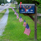 250 Years of Freedom 1776 2006 Patriotic Mailbox Cover For Independence Day