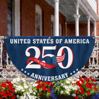 1776-2026 Semiquincentennial Fan Flag for 250 Years of America Decor