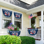 1776-2026 Semiquincentennial Fan Flag for 250 Years of America Decor