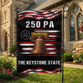250 PA Philadelphia Keystone State Anniversary 1776 2026 American Flag