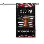 250 PA Philadelphia Keystone State Anniversary 1776 2026 American Flag