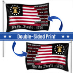 We The People The Original Thirteen 1776 America 250 Years Grommet Flag