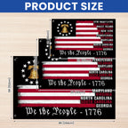 We The People The Original Thirteen 1776 America 250 Years Grommet Flag