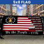 We The People The Original Thirteen 1776 America 250 Years Grommet Flag