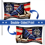 250 Years of Blessing Betsy Ross 1776 2026 Flag, God Patriotic Grommet Flag