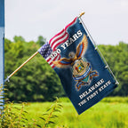 Patriotic 250 Years Delaware The First State Flag, Small Wonder Decor