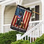 250 Years American Flag with Patriotic Black Labrador, US Veteran Dog Flag