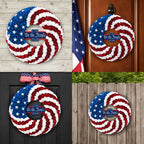 Patriotic Front Door Wreath 1776 2026 We The People for America 250 Years Decor