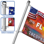 250 Years Florida Patriotic Grommet Flag, The Sunshine State 1776 2026 Decor