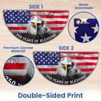 Patriotic American One Nation Under God Flag, 250 Years of Blessing Fan Flag
