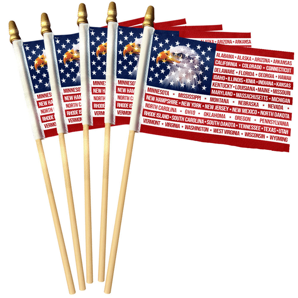 United States of America Handheld Flag, Patriotic Flag for 250th Anniversary