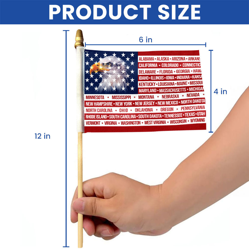 United States of America Handheld Flag, Patriotic Flag for 250th Anniversary