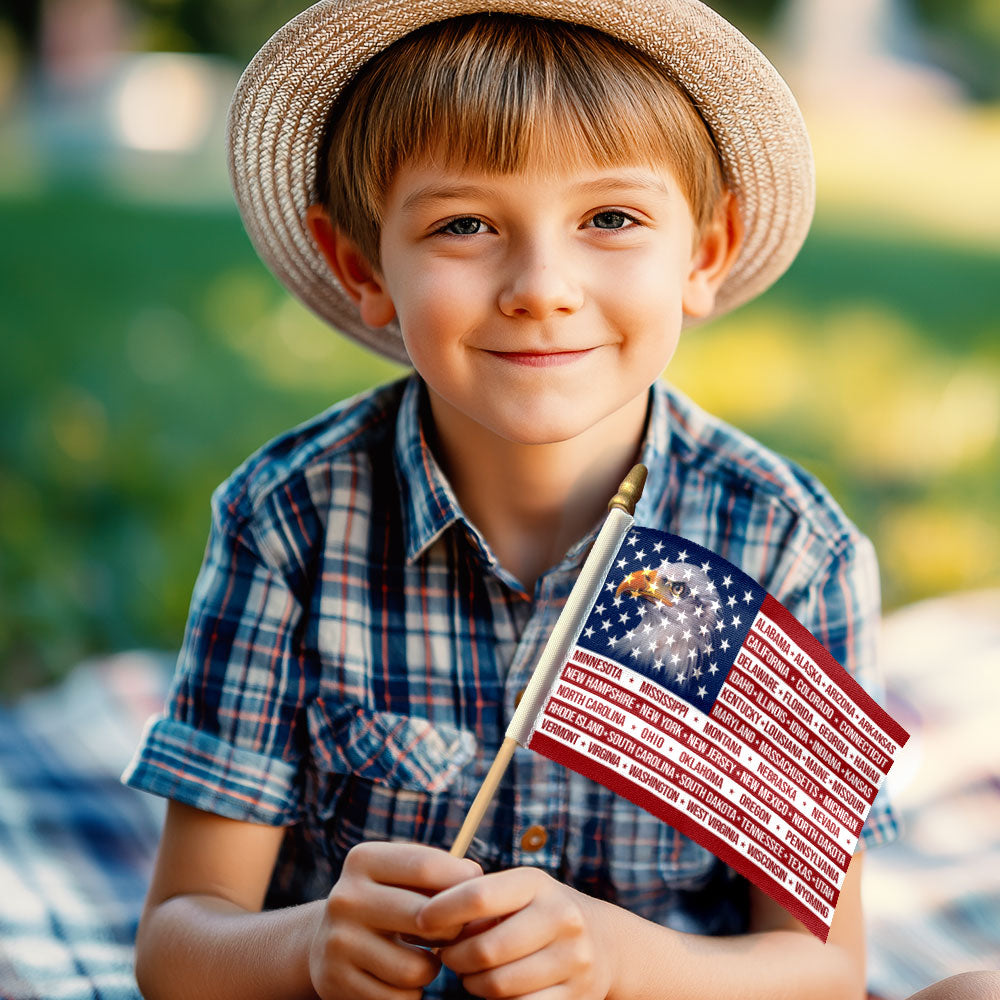 United States of America Handheld Flag, Patriotic Flag for 250th Anniversary