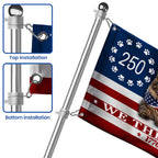 Flagwix Patriotic Cat Flag, 250 Years Maine Coon Cat 1776 2026 Grommet Flag