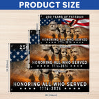 250 Years of Freedom Veterans Grommet Flag, Mt Rushmore 1776 2026 American Flag