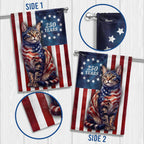Betsy Ross Cat Lover Patriotic Flag for 250 Years of America