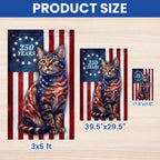 Betsy Ross Cat Lover Patriotic Flag for 250 Years of America