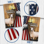 Flagwix Patriotic Sheep Garden Flag, Sheep God Bless American Flag Decor for 250 Years