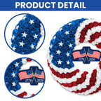250th Anniversary Wreath, American Betsy Ross Flag Patriotic Front Door Decor