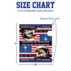 Patriotic 250 Years of Blessing, 1776 2026 American Flag Mailbox Cover