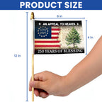 250 Years of Blessing Appeal To Heaven Patriotic American Handheld Flag