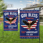 Patriotic Christ 250th Anniversary American Flag, God Bless 1776–2026 Flag