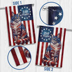 Flagwix Patriotic Cat Garden Flag, 250 Years Maine Coon Cat Betsy Ross Flag Decor