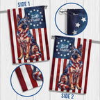Flagwix Patriotic Dog Garden Flag, 250 Years German Shepherd Betsy Ross Flag Decor