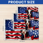Flagwix Patriotic Cow Flag, 1776 2026 Proud Cow Farmer Farm Life Flag Decor