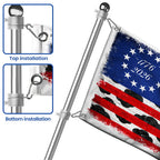 Flagwix Patriotic Cow Flag, 1776 2026 Proud Cow Farmer Farm Life Flag Decor
