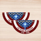 One Nation Under God American Flag, 250 Years of Freedom Stars And Stripes Flag Decor