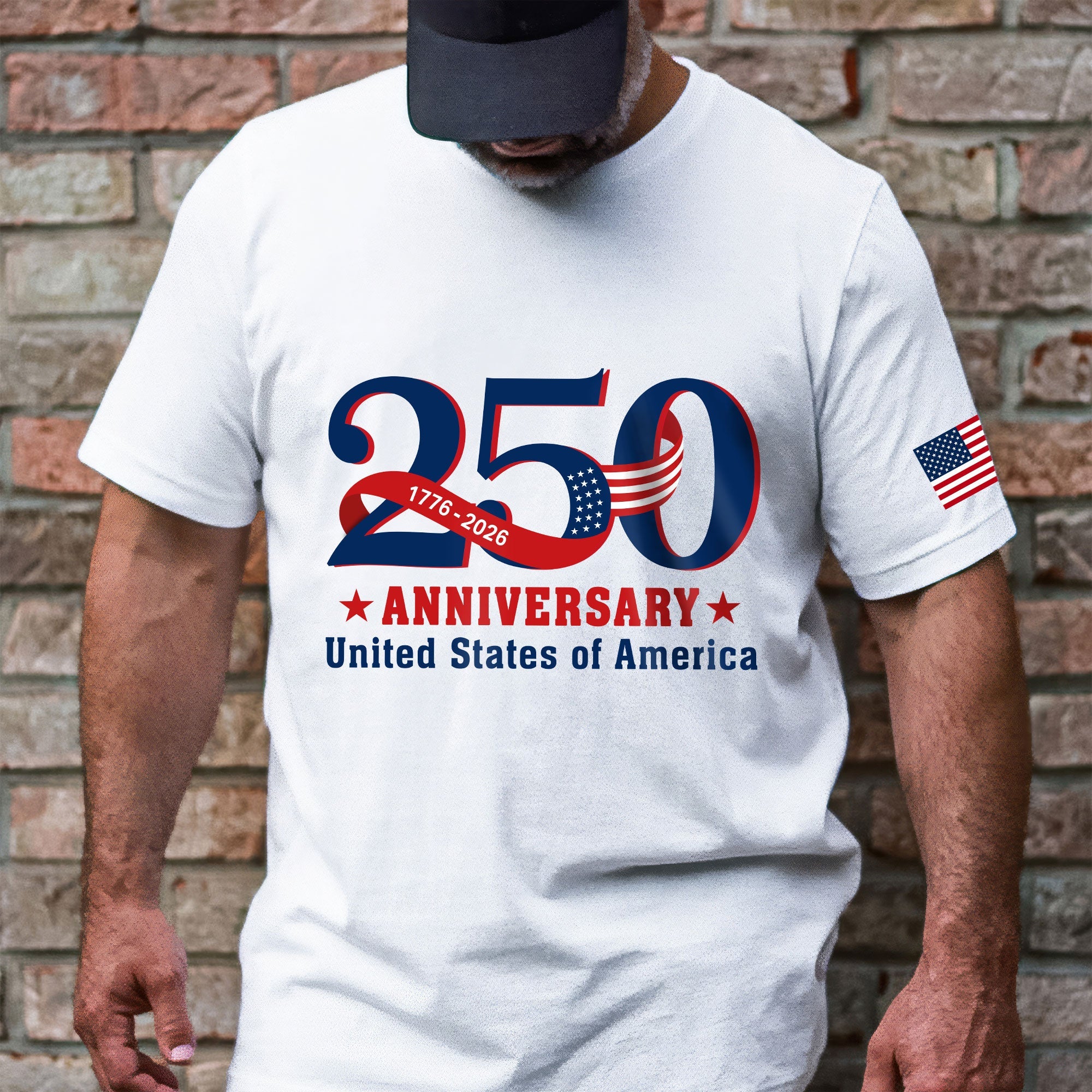 Patriotic 250 Years T-shirt, United States of America 1776 2026 Tee